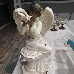 porcelain angel figurine